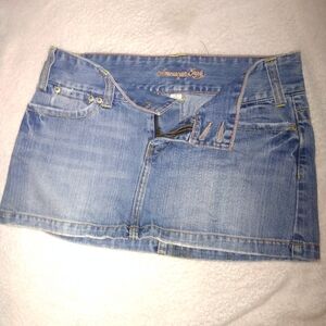 American Eagle Outfitters Blue Mini Pencil Skirt